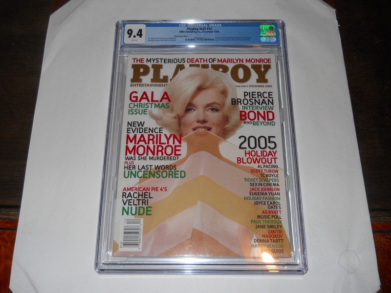 Playboy Magazine December 2005 CGC Graded 9.4 Marilyn Monroe