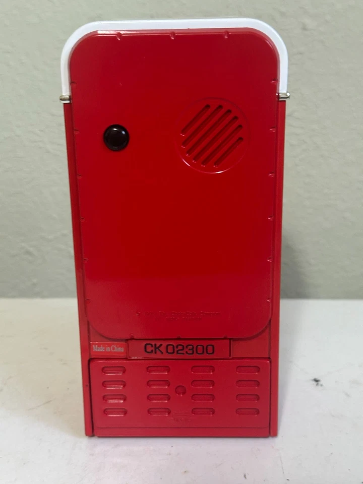 MÁQUINA DE COCA COLA VENMO 1994 VINTAGE METAL FUNDIDO BANCO MUSICAL 7 1/2" DE ALTO Foto 4 de 4