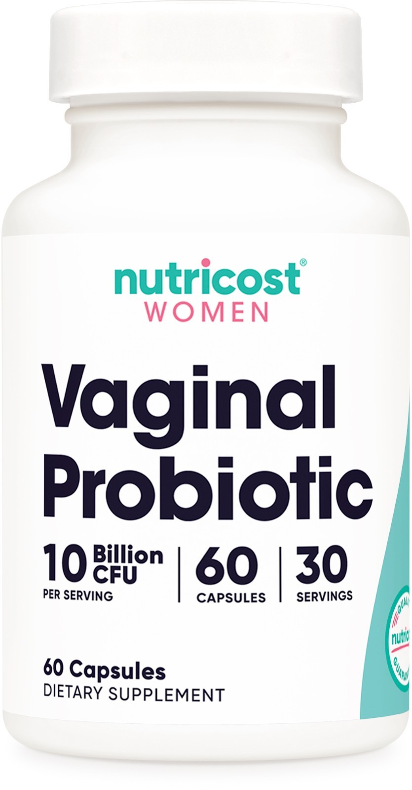 Nutricost Vaginal Probiotic for Women (10 Billion CFU) 60 Capsules - 30 Servings