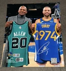 Stephen Curry "2974" (NBA Record) Warriors 8x10 Fanatics Signed Photo USASM BAS