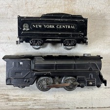 Marx Prewar Electric Steam Locomotive Tin New York Central Tender O Gauge Train