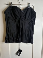 Vintage NWT Lady Marlene Black Corset Style 001424 Women s 40 D