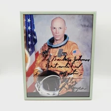 Autographed astronaut F. Story Musgrave official NASA photo SIGNED with frame