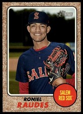 2017 Topps Heritage Minor League Roniel Raudes #144