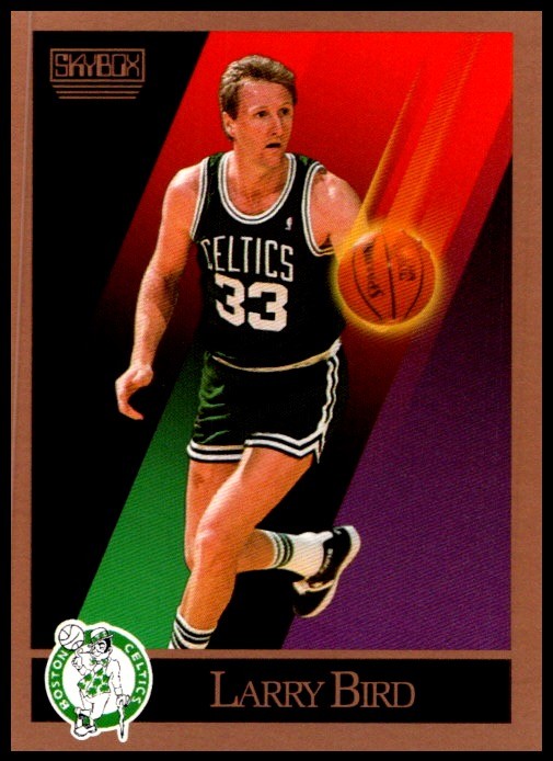 1990 Larry Bird Skybox NBA Basketball #14 Boston Celtics