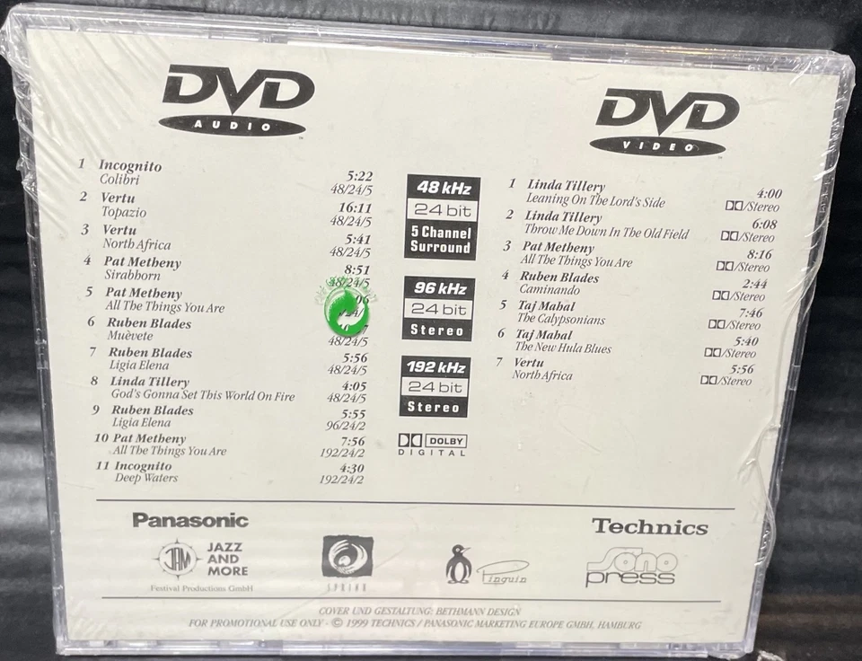 RARE TECHNICS DVD AUDIO/VIDEO EDITION I WEST PORT JAZZ FESTIVAL HAMBURG 1999 - Bild 2 von 2