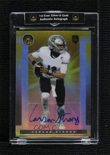 2021 Super Glow Sports Inaugural Edition Silver & Gold Carson Strong #8 Auto n1u