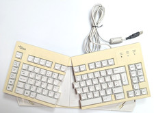 Ergo Vintage Fujitsu Siemens Keyboard White BUTTERFLY S26381-K261-L765 USB