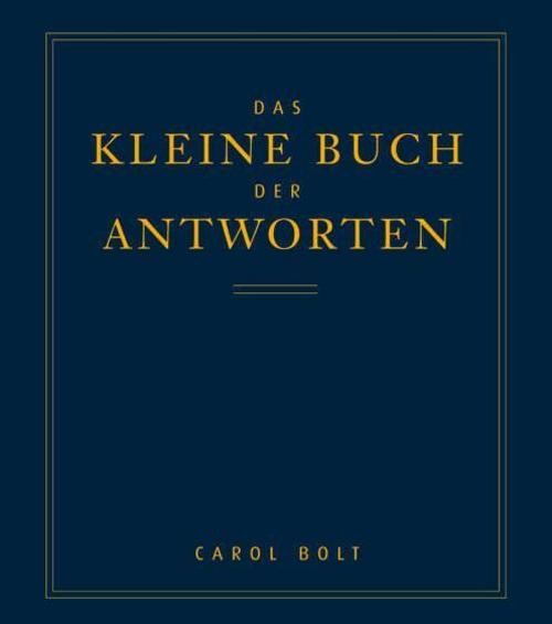 Scherz Weiss Das Kleine Buch Der Antworten, Belletristik Von Carol Bolt - Bild 3