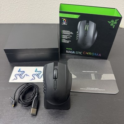 Razer Naga Epic Chroma MMO Wired/Wireless Gaming Mouse (Model: RC30-012301)