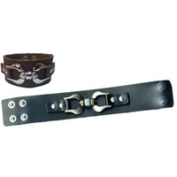 The Rock Shop Lederarmband - Scarab Schwarz