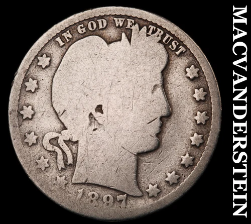 1897-O Barber Quarter - Semi-Key Better Date No Reserve  #i4787