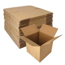 40 Pack 5x5x5 inch Corrugated Boxes Mailer- Corrugated Cardboard Mailer Shipp...