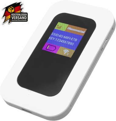 Mobiler 4G Hotspot mit bis zu 10 Geräte LTE 300 Mbps tragbar camping reisen