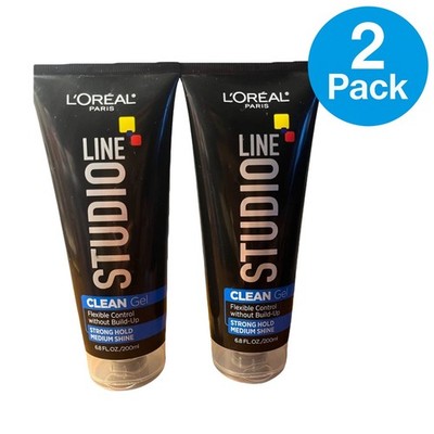 L Oréal Studio Line Clean Gel 6.8 fl oz (2 Pack) New