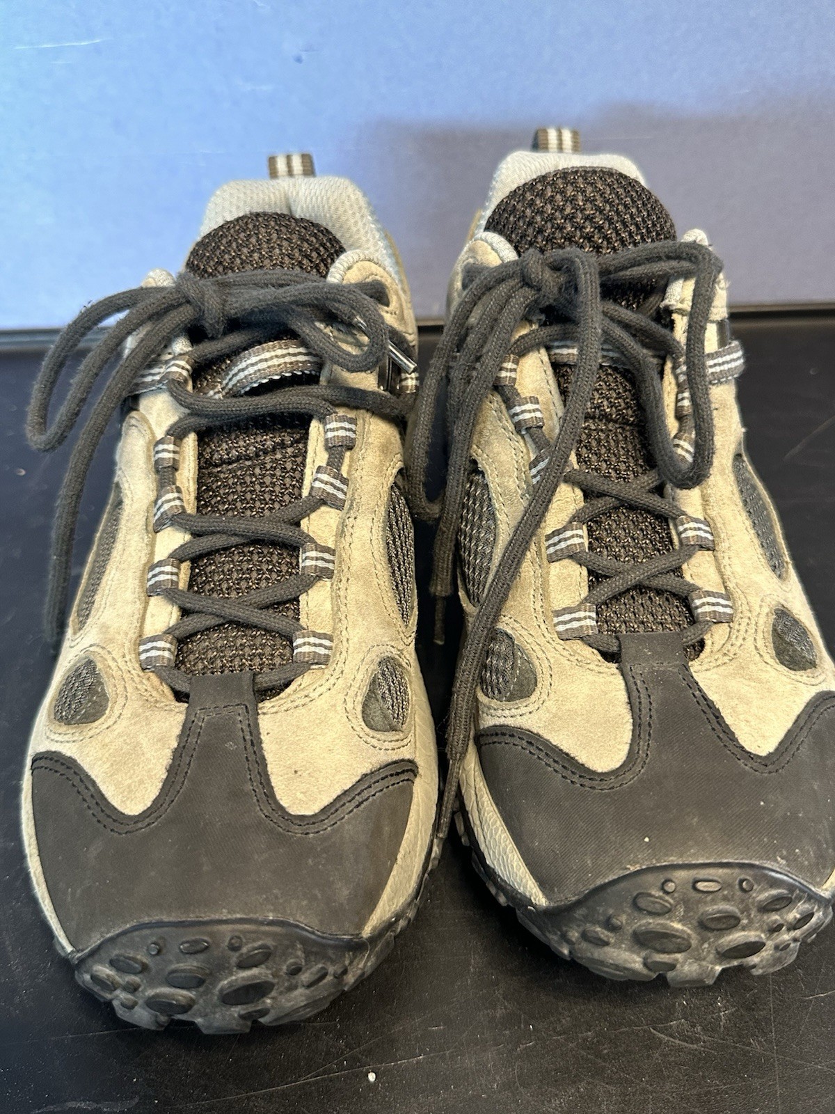 SAOLA Merrell Camaleonte Ventilatore Basso Grigio Scarpe da Escursionismo Suola Vibram Donna Taglia 10