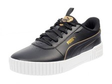 PUMA CARINA 2.0 POP UP MTLLCS JR Black/Gold/White Size UK 4 New In Full Box