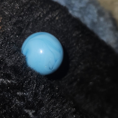 Vintage Old Marble Rare Christensen Agate Blue Azurite 