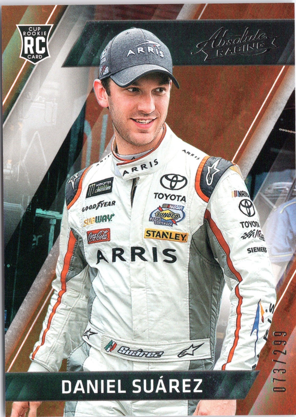 2017 Absolute Daniel Suarez RC 73/299 Silver Foil #71 L👀k!