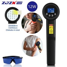 12W LLLT Pain Relief Device 808nm 905nm Cold Laser Therapy For Sprain Sciatica