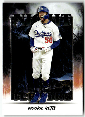2025 Topps MLB No. NT-9 Mookie Betts Night Terrors