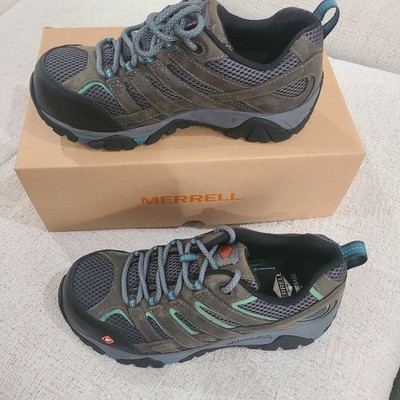 NEW Merrell Work Moab Vertex Vent Composite Toe Womens Size 8.5 Brown Shoes Boot