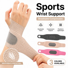 Sports Wrist Support Brace Adjustable Breathable Wrist Guard Gym Yoga Typing