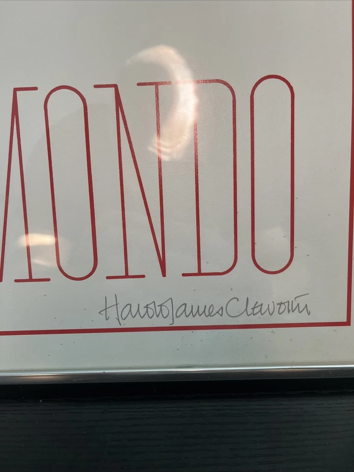 Ferrari 275 GTB 1967 Harold James Cleworth firmado litografía impresión enmarcada 34x20 Foto 2 de 2