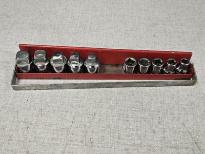 SNAP-ON & Mac Tools 3/8'' & 1/2'' Drive SAE Internal External Pipe Plug Socket Set