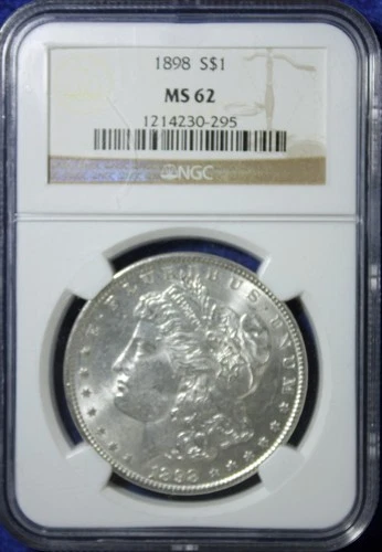 1898 MORGAN DOLLAR NGC MS62 (2532373)