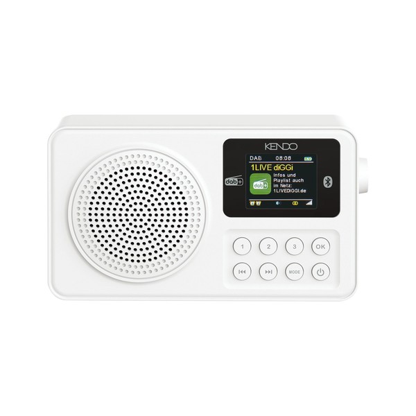 Kendo Portable Dab+ 24EX Dab+ Radio Bluetooth 5.3 Akku 10H Pll Fm Rds-image