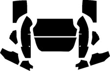 Body Panel Insulation Kit For 1951-1954 Henry J Coupe