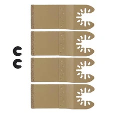 New 4PCS Saw Blade Tool Cutter Cemented Carbide Tiles Oscillating Cutting