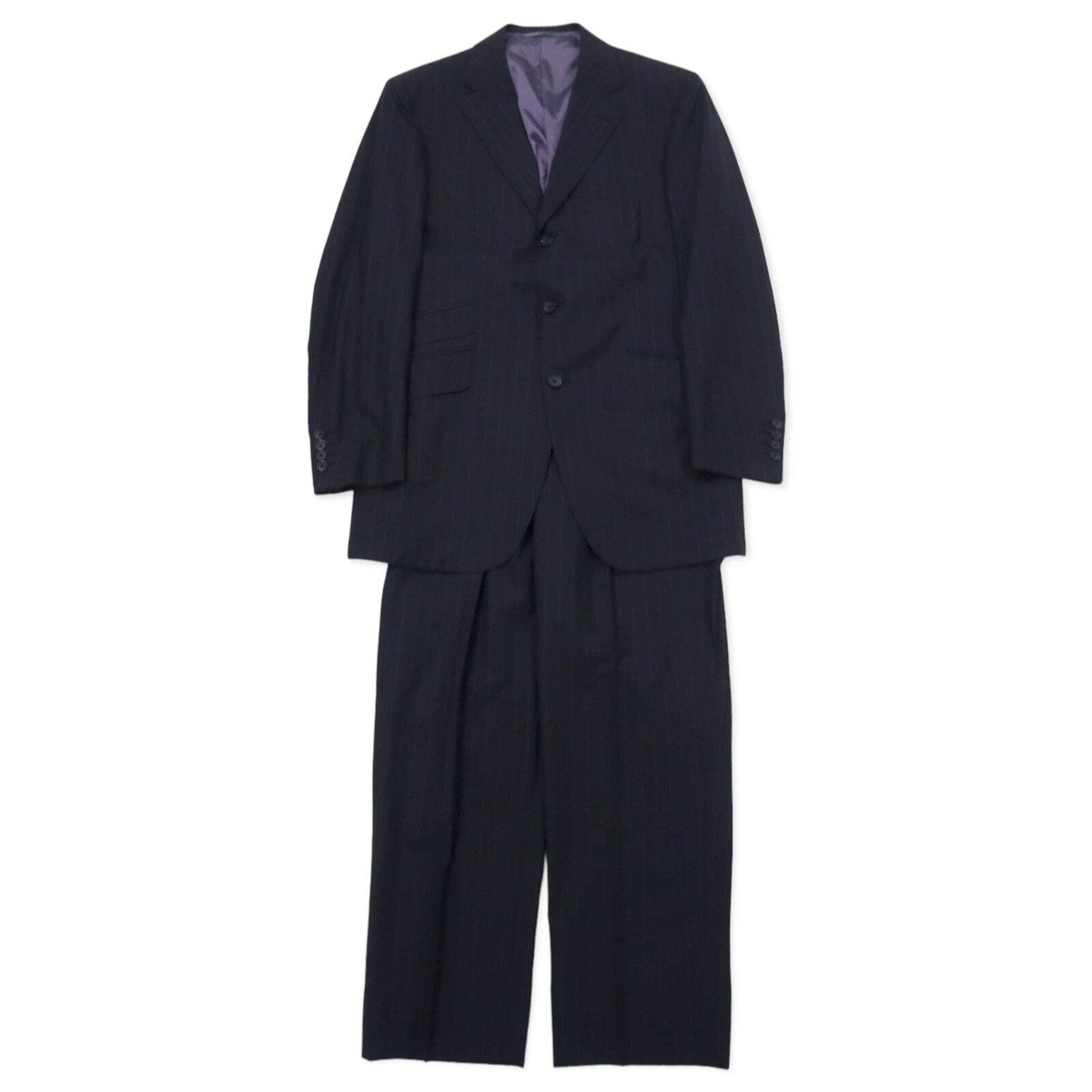 BURBERRYスリーピーススーツ BURBERRY 3B Suit Setup CLUB COLLECTION 96-86-175 L40 Gray Striped