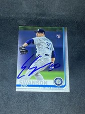 Erik Swanson 2019 Topps Update #US97 Seattle Mariners Autographed Signed RC Card
