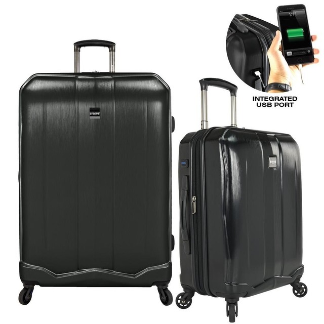 wrangler 2 piece luggage set