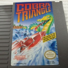 Cobra Triangle Nintendo NES Cart & sleeve