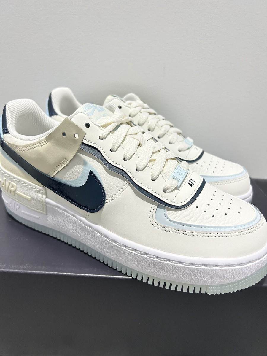 AF 1 Shadow Women's Multi Sz Sail/Armory Navy-Glacier Blue