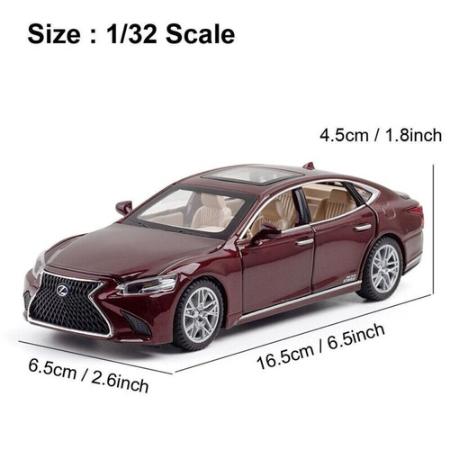 1:32 Lexus LS500h Kids Sound&Light Toy Car Model Collection Diecast Alloy Gifts - Picture 5 of 15