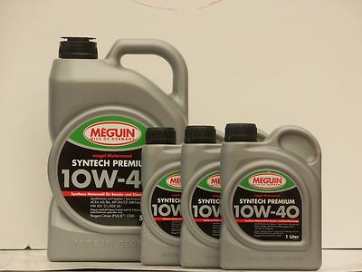5,86 /l Meguin Megol Motorenöl Syntech Premium SAE 10W-40 8 Ltr VW50500 MB 229.1