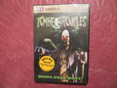 ZOMBIE CHRONICLES (DVD, 2002, 3D Horror Collection)  NEW Shrink Wrap & Sticker