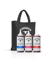 Kinder's Cooking Sauce Set, 3 Cooking Sauces and Kinder's Tote Bag