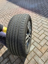 SET4 GOMME ESTIVE CONTINENTAL  CERCHI IN LEGA/VALVOLE/COPRIMOZZI 235/55R18 100W 