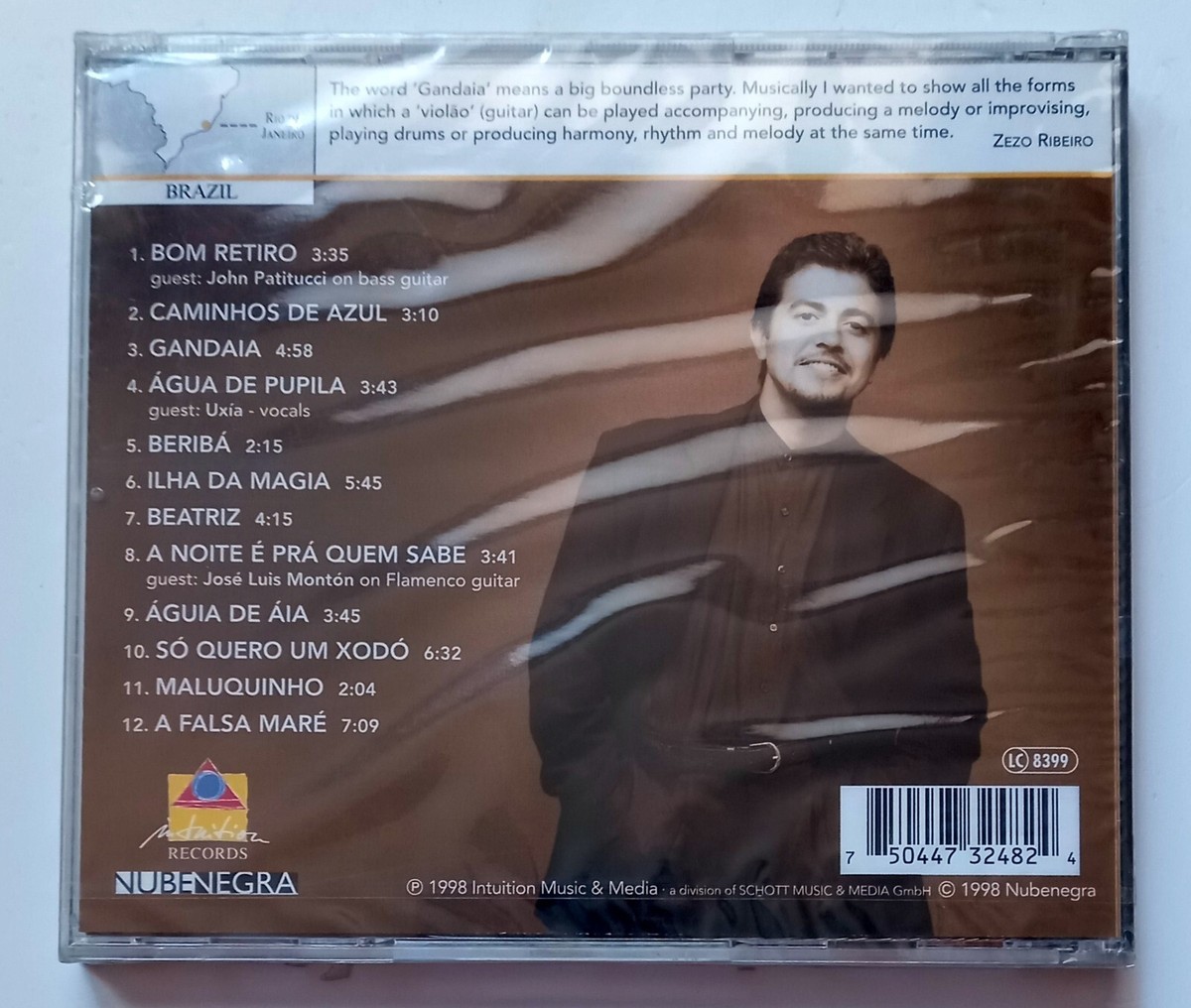 ZEZO RIBEIRO – GANDAIA (1998) CD SEALED MADE IN EU 750447324824| eBay