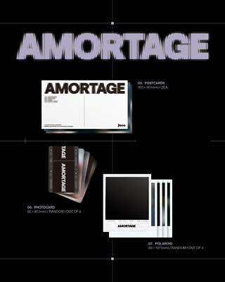 JISOO Mini Album AMORTAGE Exclusive Edition 2Ver SET CD+Book+Card+