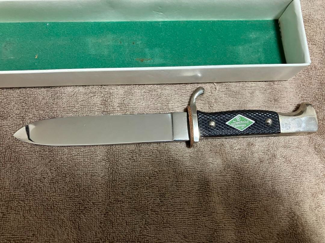 Vintage Solingen Hubertus Knife w/ Sheath Box ASIS *231202 eBay