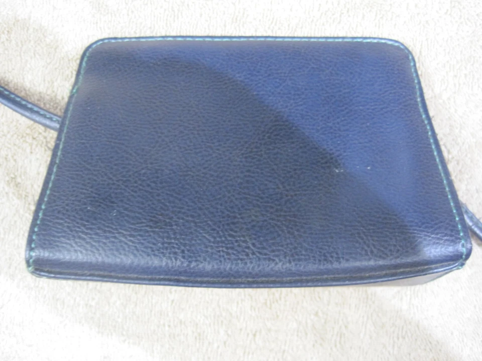 ESPRIT Monedero Pequeño Cuero Azul Foto 4 de 4