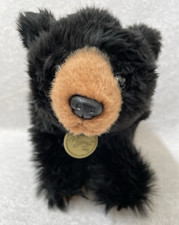 Miyoni Tots by Aurora Black Bear Cub Plush Stuffed Animal 11 inches Soft Toy