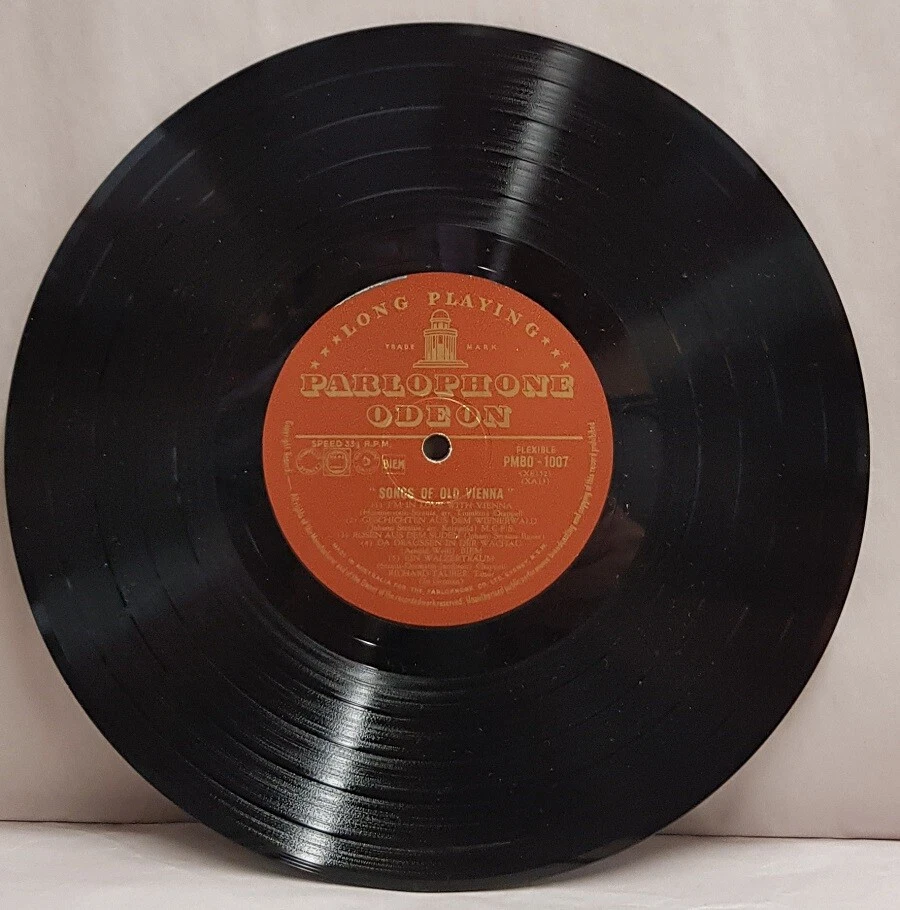 Vintage Parlaphone Odeon Richard Tauber ‎Songs Of Old Vienna LP 10" Vinyl c1970 - Image 4 of 4