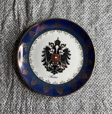 Commemorative Blue Austria 8" Hassenpflug Plate Collectible